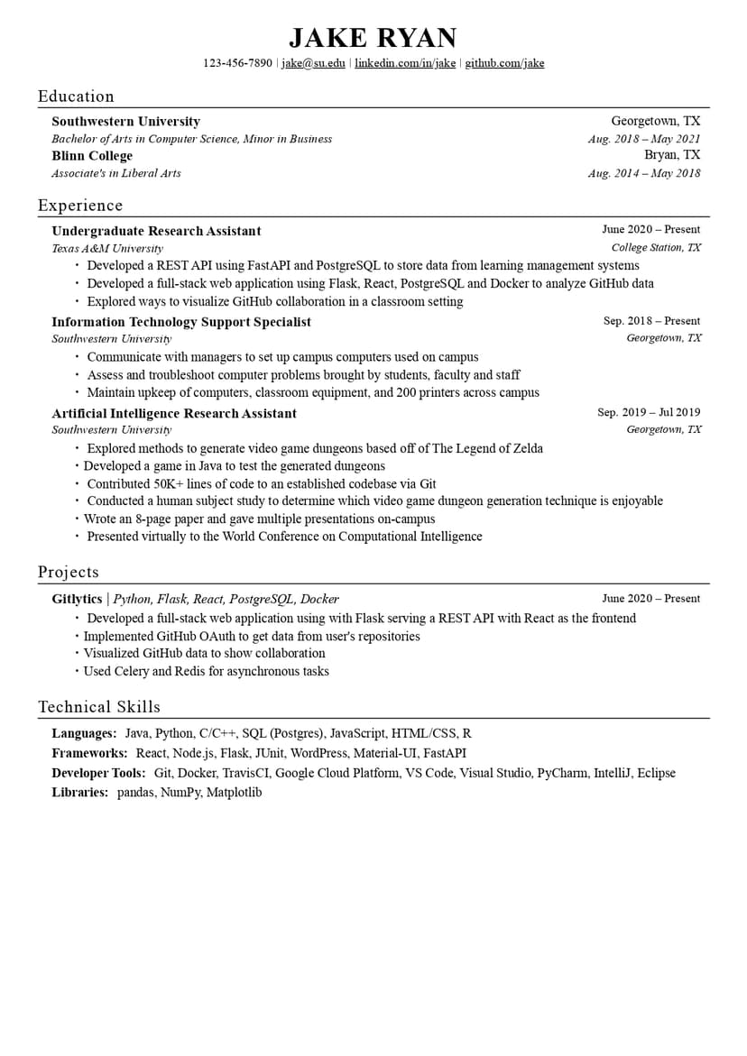 ResumeDev Editor